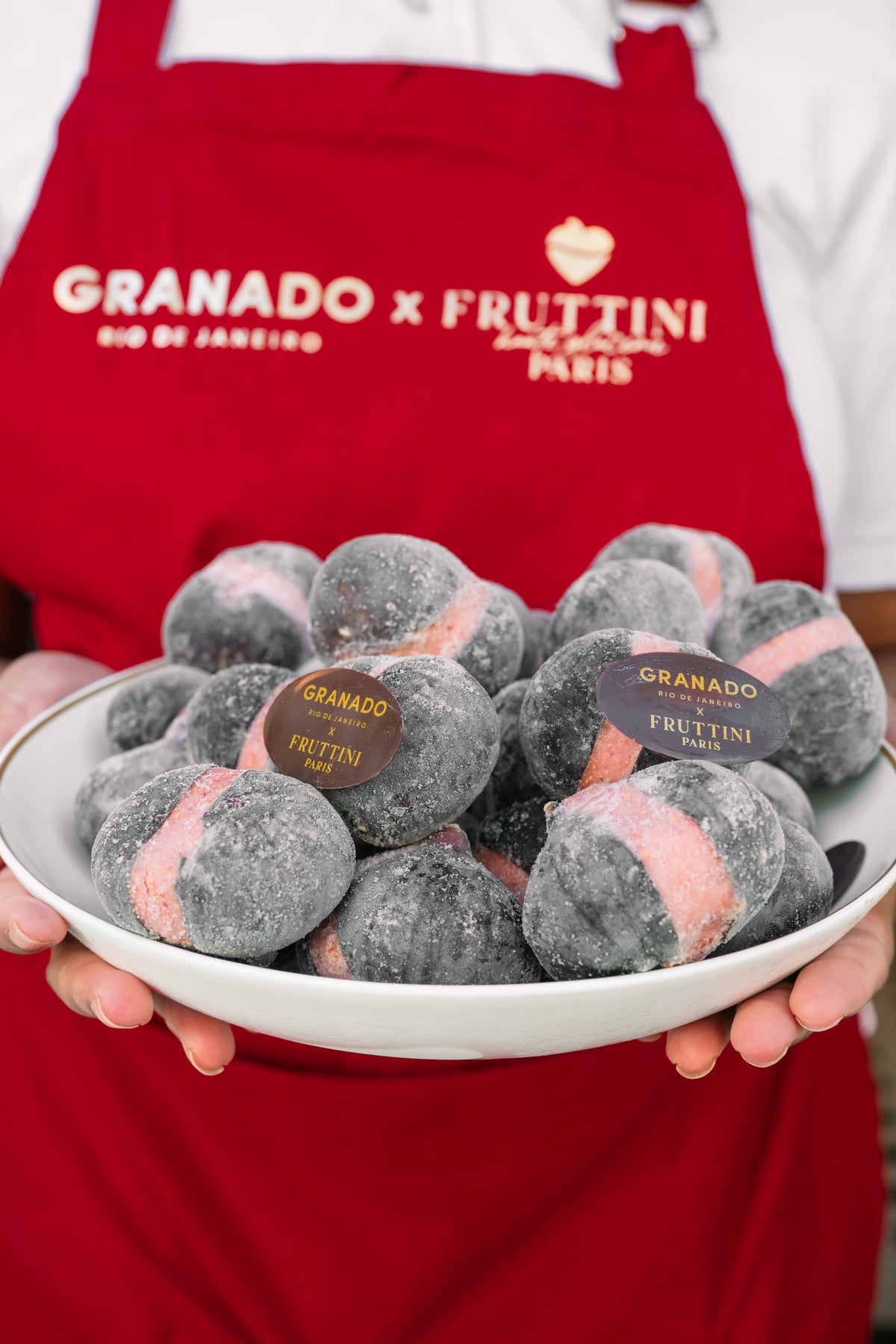 Fruttini x Granado frosted violet fig with rose water sorbet